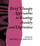 Brief Therapy Approaches to Treating Anxiety and Depression di Michael D. Yapko edito da Routledge