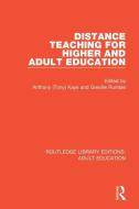 Distance Teaching For Higher And Adult Education edito da Taylor & Francis Ltd