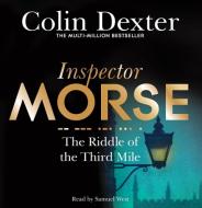 The Riddle of the Third Mile di Colin Dexter edito da Macmillan