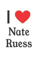 I Love Nate Ruess: Nate Ruess Designer Notebook di Perfect Papers edito da LIGHTNING SOURCE INC