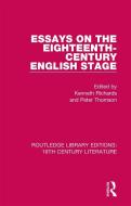 Essays On The Eighteenth-century English Stage edito da Taylor & Francis Ltd