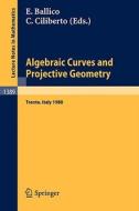 Algebraic Curves and Projective Geometry edito da Springer Berlin Heidelberg