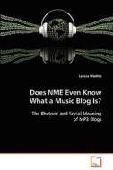 Does NME Even Know What a Music Blog Is? di Wodtke Larissa edito da VDM Verlag