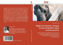 Règles de décision clinique et pneumopathie aiguë communautaire di Bertrand RENAUD edito da Editions universitaires europeennes EUE