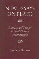 New Essays on Plato edito da PAPERBACKSHOP UK IMPORT
