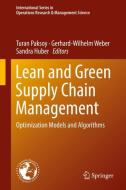 Lean and Green Supply Chain Management edito da Springer-Verlag GmbH