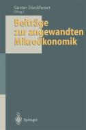 Beiträge zur angewandten Mikroökonomik edito da Springer Berlin Heidelberg