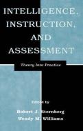 Intelligence, Instruction, And Assessment edito da Taylor & Francis Inc
