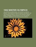 1952 Winter Olympics: Bollywood Films Of di Books Llc edito da Books LLC, Wiki Series
