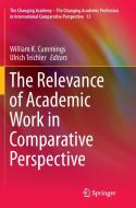 The Relevance of Academic Work in Comparative Perspective edito da Springer International Publishing