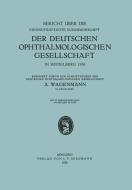 Bericht über die Einundfünfzigste Zusammenkunft der Deutschen Ophthalmologischen Gesellschaft di A. Wagenmann edito da Springer Berlin Heidelberg