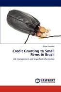 Credit Granting to Small Firms in Brazil di Felipe Zambaldi edito da LAP Lambert Academic Publishing