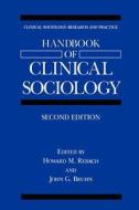 Handbook of Clinical Sociology edito da Springer US