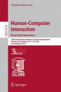 Human-Computer Interaction. Novel User Experiences edito da Springer International Publishing