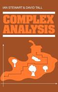 Complex Analysis di Ian Stewart, David Tall edito da Cambridge University Press