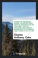 Census of the British Empire di Charles Anthony Coke edito da Trieste Publishing
