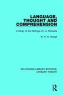 Language, Thought And Comprehension di W. H. N. Hotopf edito da Taylor & Francis Ltd