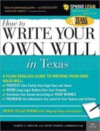 Write Your Own Texas Will [With CDROM] di Karen Ann Rolcik, Mark Warda edito da Sphinx Publishing