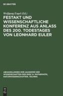 Festakt und Wissenschaftliche Konferenz aus Anlaß des 200. Todestages von Leonhard Euler edito da De Gruyter