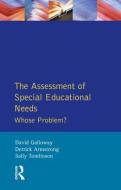 Galloway, D: The Assessment of Special Educational Needs di David Galloway edito da Pearson Education