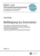 Befähigung zur Innovation di Axel Faix edito da Lang, Peter GmbH