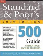 Standard & Poor's 500 Guide 2009 Pb di Standard & Poor's edito da Mcgraw-hill Education - Europe