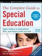 The Complete Guide To Special Education di Linda Wilmshurst, Alan W. Brue edito da John Wiley And Sons Ltd