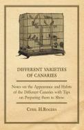 Different Varieties of Canaries - Notes on the Appearance and Habits of the Different Canaries with Tips on Preparing th di Cyril H. Rogers edito da Kent Press