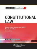 Casenote Legal Briefs: Constitutional Law, Keyed to Choper, Fallon, Kamisar, and Shiffrin's, 11th Ed. di Casenotes, Casenote Legal Briefs edito da WOLTERS KLUWER LAW & BUSINESS