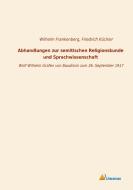 Abhandlungen zur semitischen Religionskunde und Sprachwissenschaft edito da Literaricon Verlag