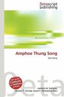 Amphoe Thung Song edito da Betascript Publishing
