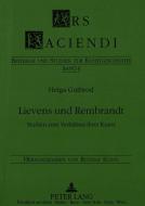 Lievens und Rembrandt di Helga Gutbrod edito da Lang, Peter GmbH
