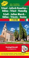 Friaul - Julisch-Venetien - Udine - Trieste - Venice Road Map 1:150 000 edito da Freytag-Berndt