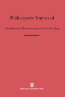 Shakespeare Improved di Hazelton Spencer edito da Harvard University Press