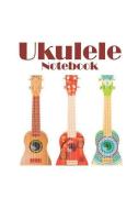 Ukulele Notebook: Homework Book Composition and Practice Tracker di Retro Sun Designs edito da LIGHTNING SOURCE INC