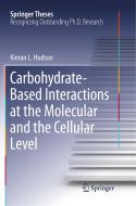 Carbohydrate-Based Interactions at the Molecular and the Cellular Level di Kieran L. Hudson edito da Springer International Publishing
