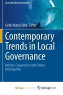 Contemporary Trends In Local Governance edito da Springer Nature B.V.
