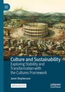 Culture and Sustainability di Janet Stephenson edito da Springer International Publishing