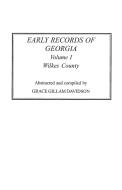 Early Records of Georgia edito da Clearfield