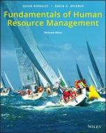 Fundamentals of Human Resource Management di David A. Decenzo edito da WILEY