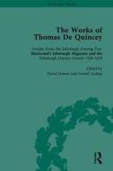 The Works Of Thomas De Quincey, Part I di Grevel Lindop, Thomas De Quincey edito da Taylor & Francis Ltd