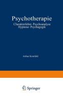Psychotherapie di Arthur Kronfeld edito da Springer Berlin Heidelberg