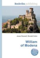 William Of Modena edito da Book On Demand Ltd.