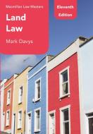 Land Law di Mark Davys edito da Macmillan Education