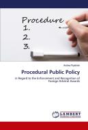 Procedural Public Policy di Andrey Ryabinin edito da LAP Lambert Academic Publishing