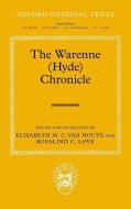 The Warenne (Hyde) Chronicle di Elisabeth van Houts, Rosalind Love edito da PRACTITIONER LAW