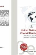 United Nations Security Council Resolution 1307 edito da Betascript Publishing
