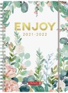 BRUNNEN 1072155142 Schülerkalender 2021/2022 (18 Monate) "Enjoy", A5, PP-Einband edito da Baier & Schneider