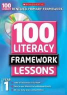 100 New Literacy Framework Lessons For Year 1 With Cd-rom di Jean Evans, Sylvia Clements, Fiona Tomlinson edito da Scholastic