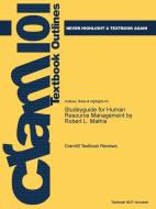 Studeyguide For Human Resource Management By Robert L. Mathis, Isbn di Cram101 Textbook Reviews edito da Cram101